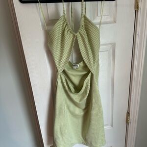 Green Cutout Dress
